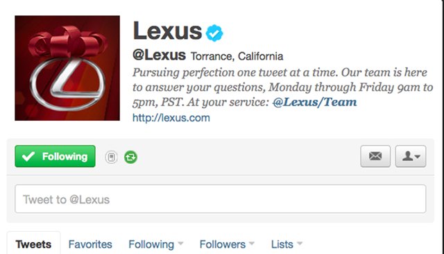 lexus tops on twitter thanks to interaction innovation