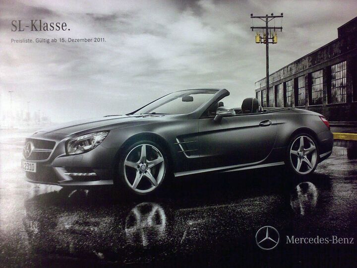 2013 mercedes benz sl brochure pics leaked online