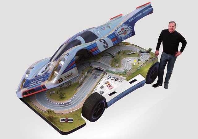 the limited edition rcr 917 slot car track by slot mod is child s christmas dream