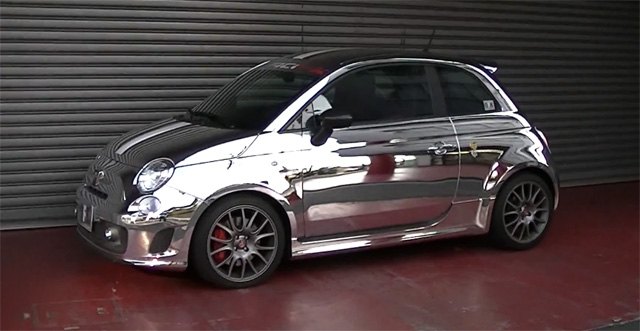 Chrome Fiat Abarth 695 Tributo Ferrari By Office-K [Video]