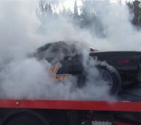 Watch a Corvette Burnout on the Back of a Flatbed Pickup [Video]
