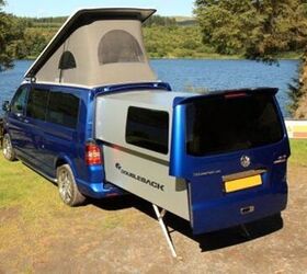 VW Transporter Turns Into A Camper With Extendable Rear Pod [Video]
