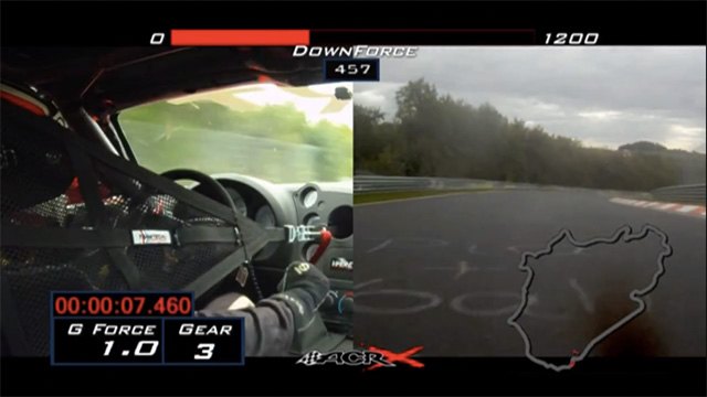 dodge viper acr x sets 7 03 nurburgring lap time video