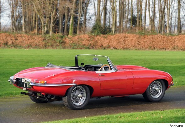 Sir Elton John's E-Type Jaguar Goes up for Auction