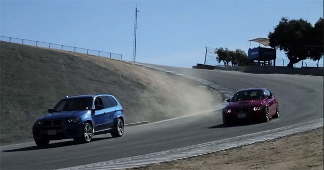 BMW X5M Faster on Track Than M3, Video Proof
