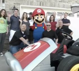 Mario Hand Delivers Life-Sized Kart to GameStop Epic Reward Giveaway Winner – Video