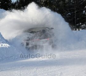 Lamborghini Aventador Crashes Into a Snow Drift