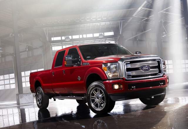 2013 ford super duty revealed with pricey platinum edition