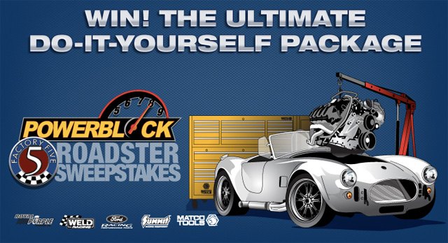 win a factory five mk4 cobra replica lots of assembly required