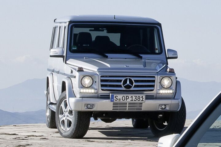 2013 G-Class Spotted in 2013 GLK Press Photos
