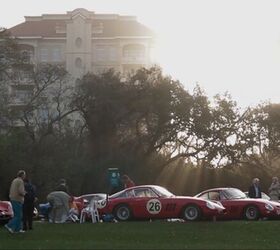 watch 150 million worth of ferraris hit the road at the amelia island concours