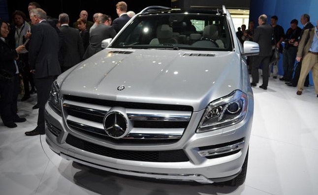 2013 mercedes benz gl class has smaller engine more power 2012 ny auto show