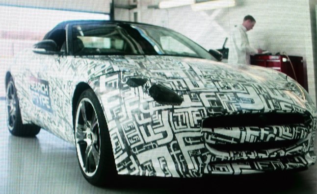 Jaguar F-Type Roadster Test Mule Shown: 2012 New York Auto Show