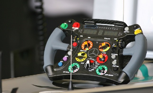 Michael Schumacher Explains Formula 1 Steering Wheel in Video
