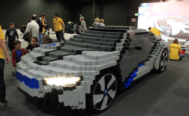 BMW I8 Concept Becomes Life-Sized LEGO Toy