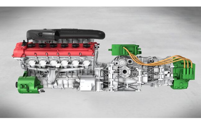 Ferrari Unveils Its Latest Halo Mid-Engine HY-KERS Drivetrain- Video