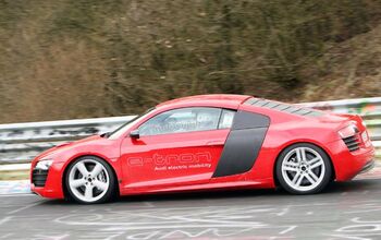 Audi R8 E-Tron Tests on Nurburgring – Spy Photos