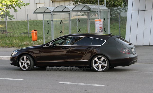 Mercedes-Benz CLS Shooting Brake Almost Undressed – Spy Photos