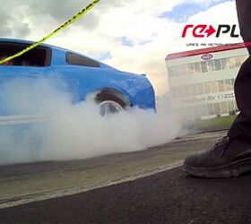 Burnout Contest Lights Tires up in Video – Literally