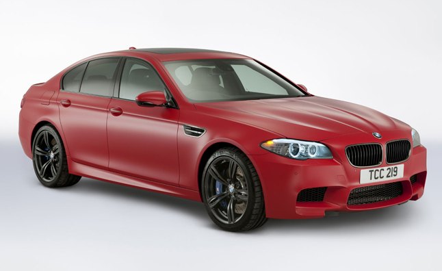 bmw m performance edition m5 m3 revealed in matte red white and blue