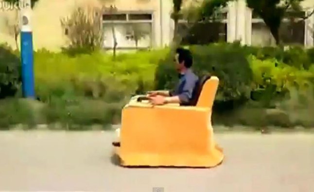 Recliner Makes for Scary Fast Road Ready Ride