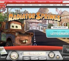 Disneys Cars Land Attraction Gets Website – Video