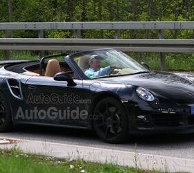 2013 Porsche 911 Turbo Cabriolet Caught Top-Down Testing – Spy Photos