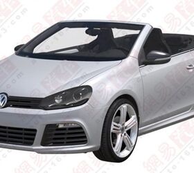 Volkswagen Golf R Cabriolet Patent Images Confirm Production