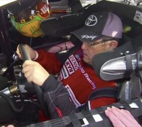 toyota ceo takes nascar camry for a spin video