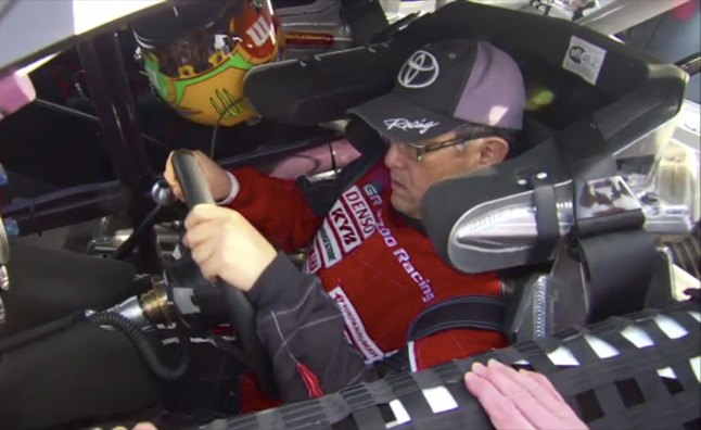 Toyota CEO Takes NASCAR Camry for a Spin – Video