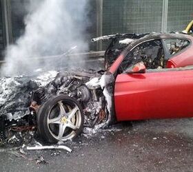 Ferrari FF Burns to the Ground in Poland