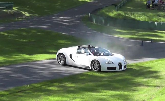 Bugatti Veyron Grand Sport Nearly Wrecks in Video