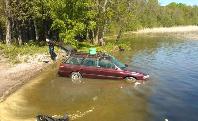 Drowned Subaru Legacy Starts on First Try