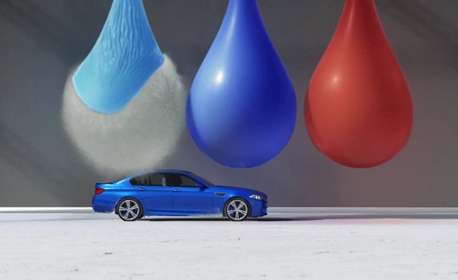 bmw m5 recreates slow motion bullet in video