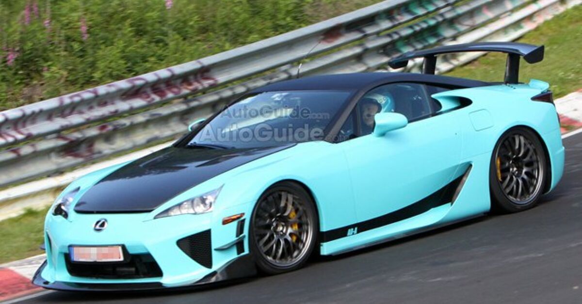 Blue Lfa Lexus LFA AD-A Edition Nurburgring Spy Photos Reveal New Baby-Blue ...