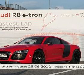 Audi R8 E-tron Sets Nurburgring EV Record