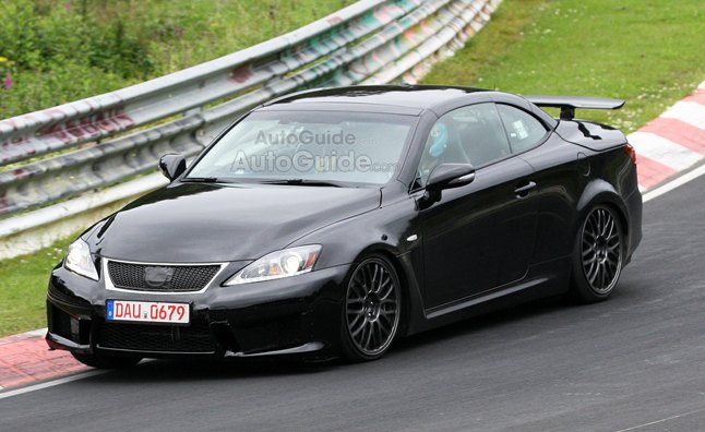 Lexus IS-F Convertible Revealed in Latest Spy Photos