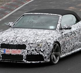 Audi RS5 Cabriolet Runs the 'Ring in Latest Spy Photos