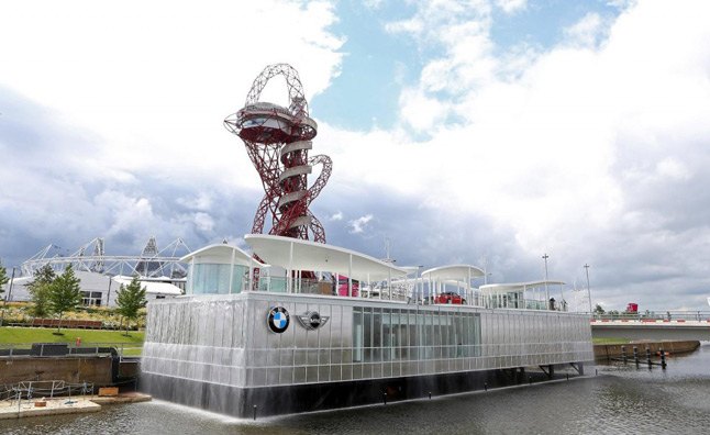 bmw unveils london olympics pavilion
