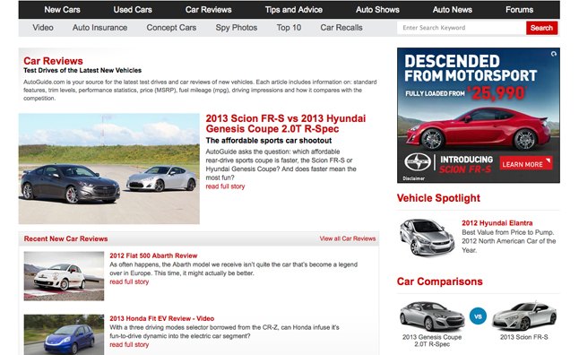 Most Read Car Reviews of the Week: July 15 – 21, 2012