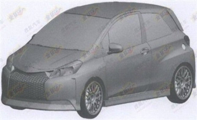 Toyota Yaris With Lexus-Style Spindle-Grille Spotted in Chinese Diagrams