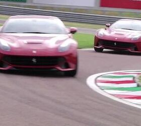 Ferrari F12 Berlinetta Piloted by Scuderia Drivers on Track