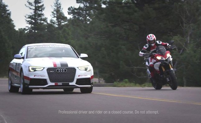 audi reveals pikes peak ride and drive contest video