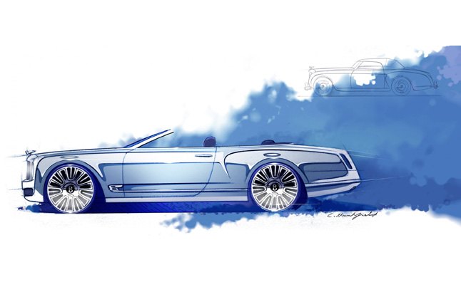 Bentley Mulsanne Convertible Concept Rendering Revealed