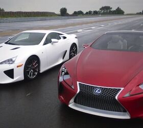 Lexus LFA Comes Face-to-Face With LF-LC