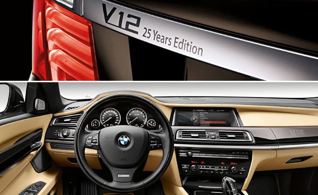 bmw celebrates 25 years of the v12 with anniversary edition 7 series