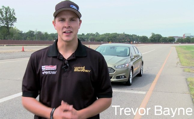 NASCAR Drivers Compete in Ford Fusion MPG Challenge – Video