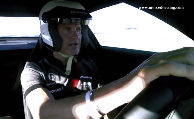 David Coulthard Takes SLS AMG GT Around Nrburgring