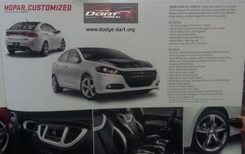 Dodge Dart GTS Tribute Package Details Leaked
