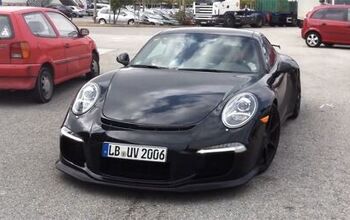 2014 Porsche GT3 Prototypes Spotted in Spain – Video